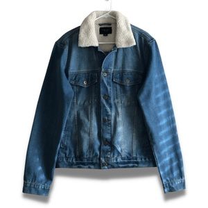 Men’s, Denim jacket, Triot, Large, Blue